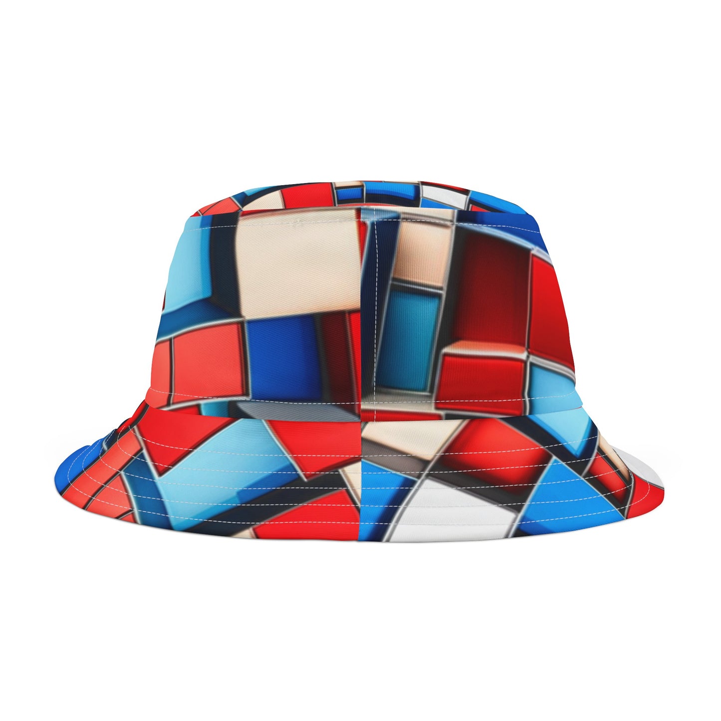 Red, White, Blue Bucket Hat (AOP)