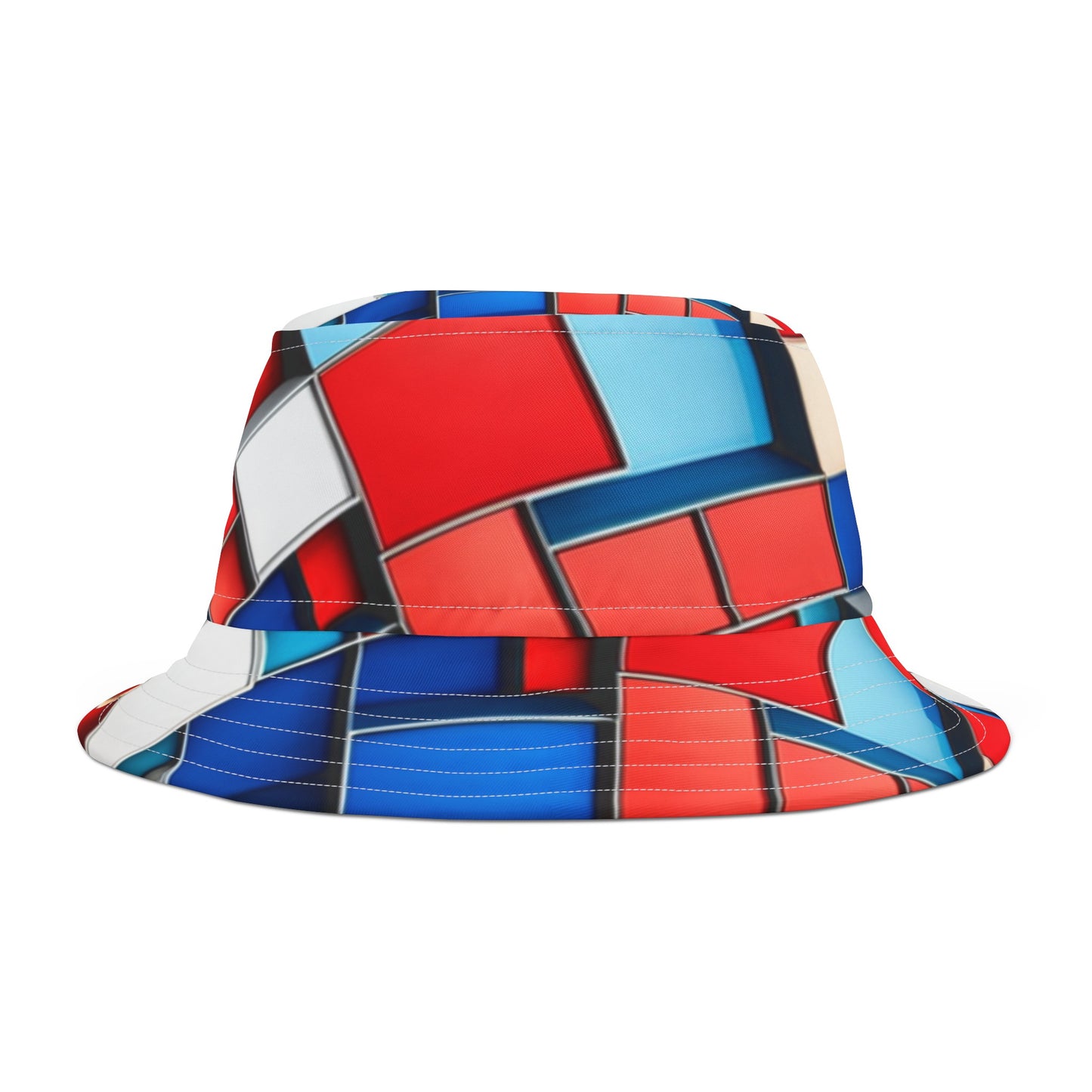 Red, White, Blue Bucket Hat (AOP)