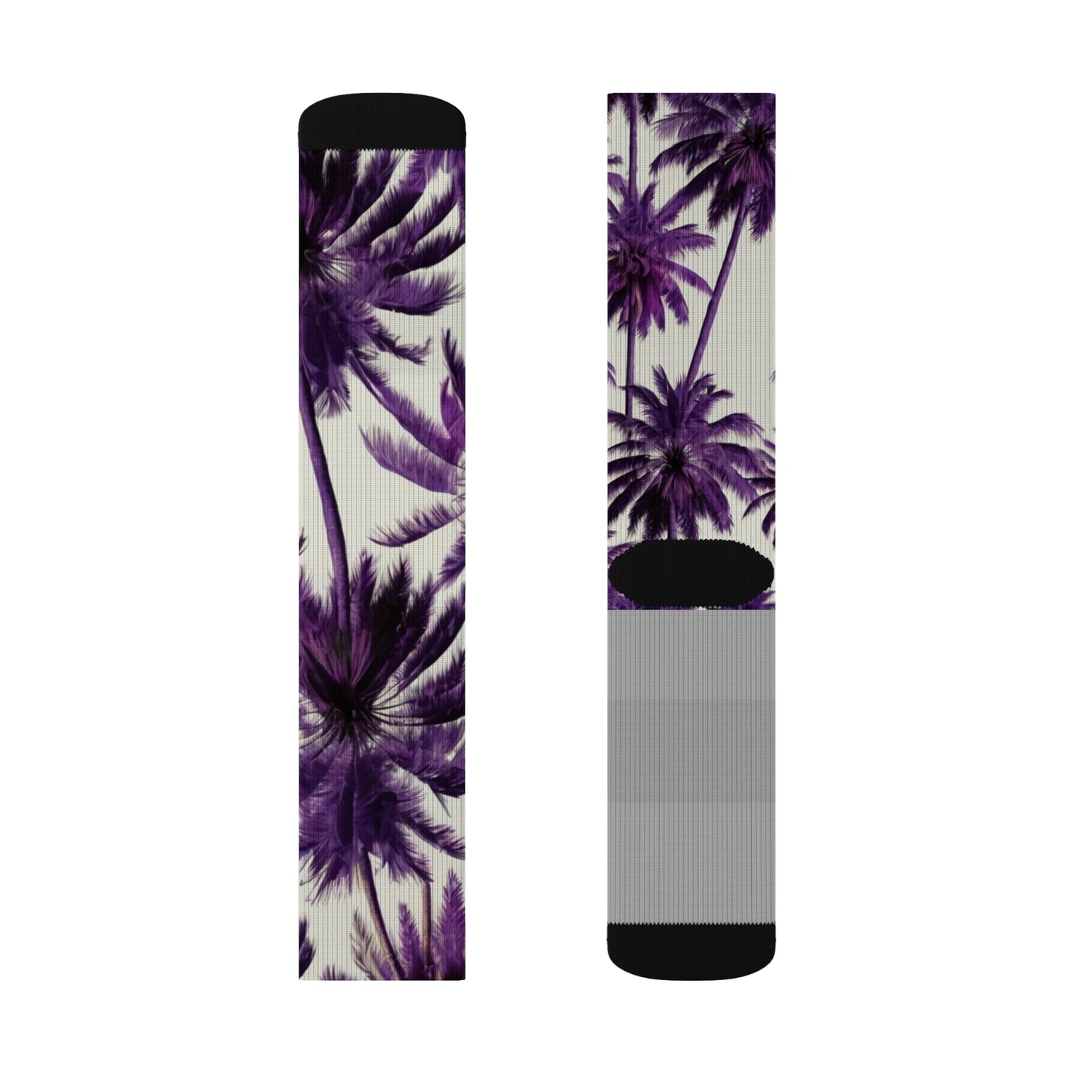 Purp Palm lightweight support dry fit Sublimation Socks