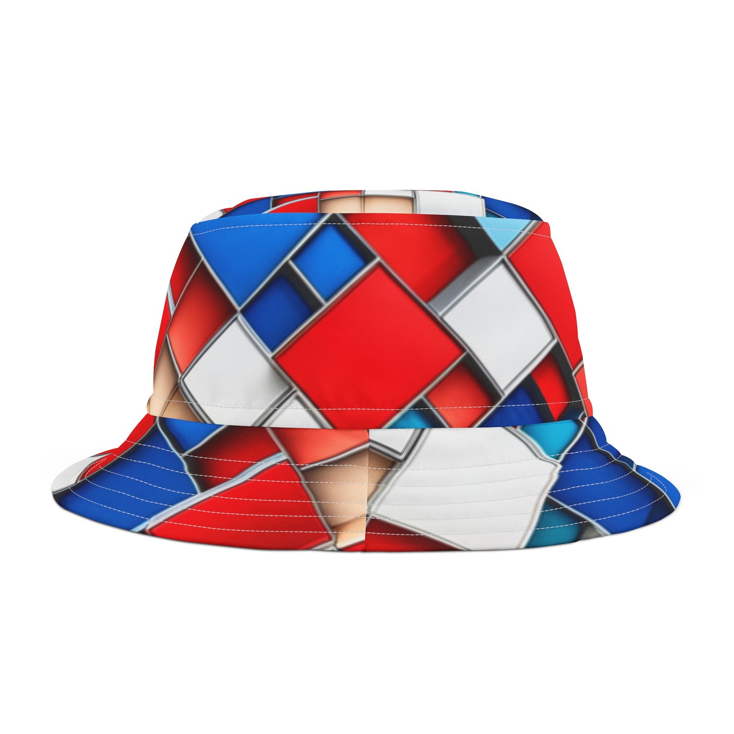 Red, White, Blue Bucket Hat (AOP)