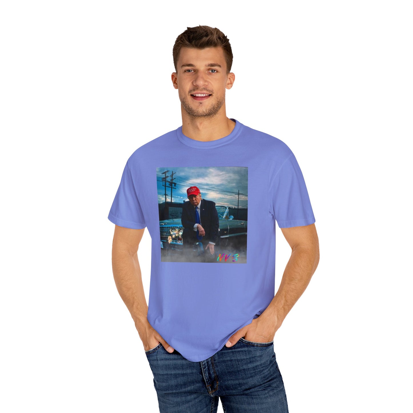 Iconic Trump Unisex Garment-Dyed T-shirt