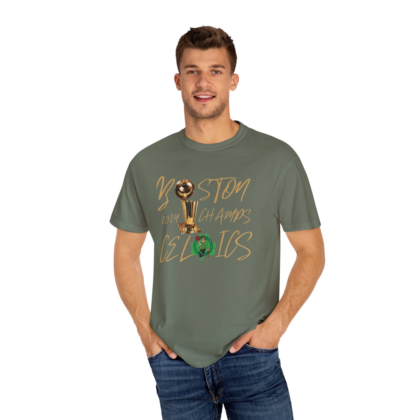 Boston championship Unisex Garment-Dyed T-shirt