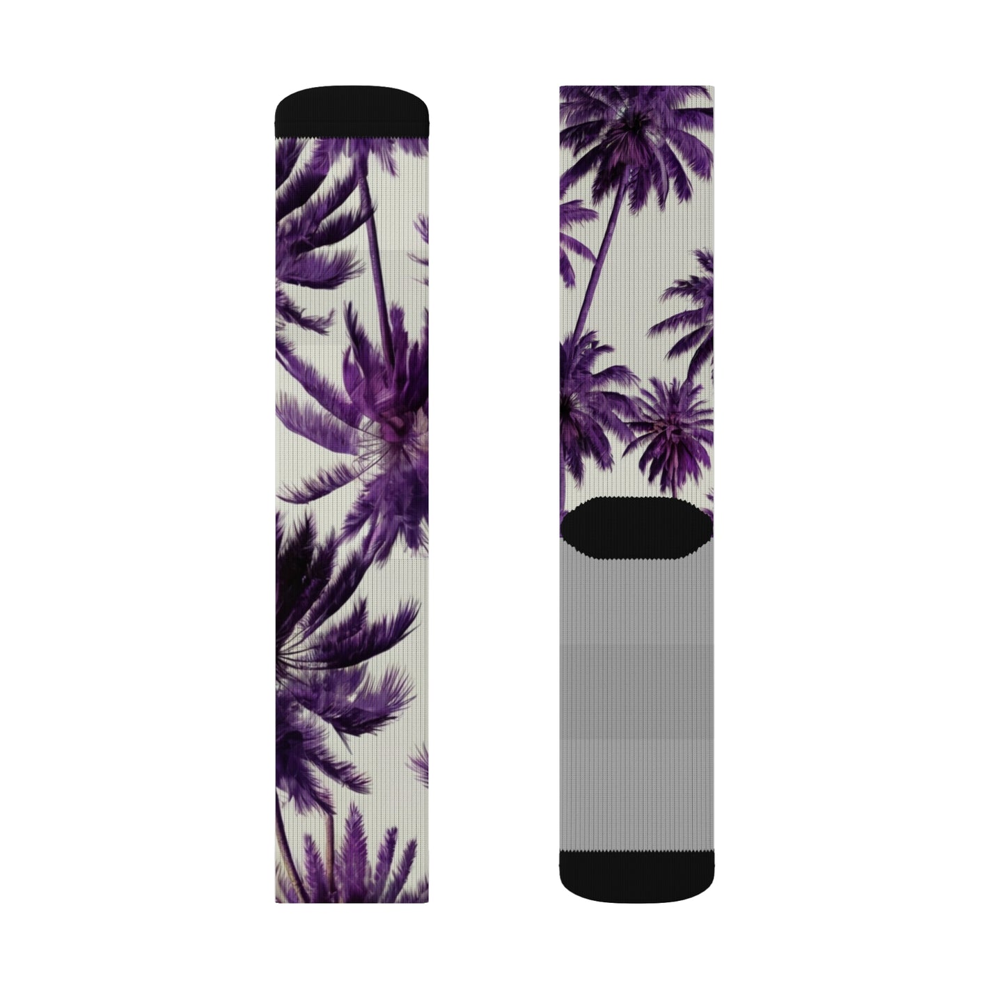 Purp Palm lightweight support dry fit Sublimation Socks