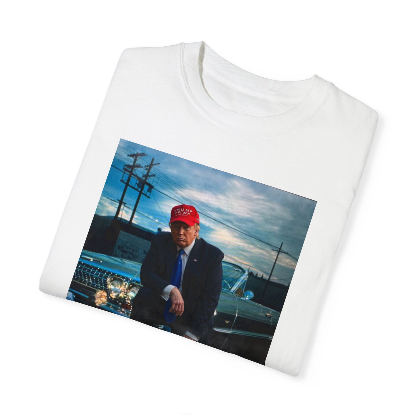 Iconic Trump Unisex Garment-Dyed T-shirt