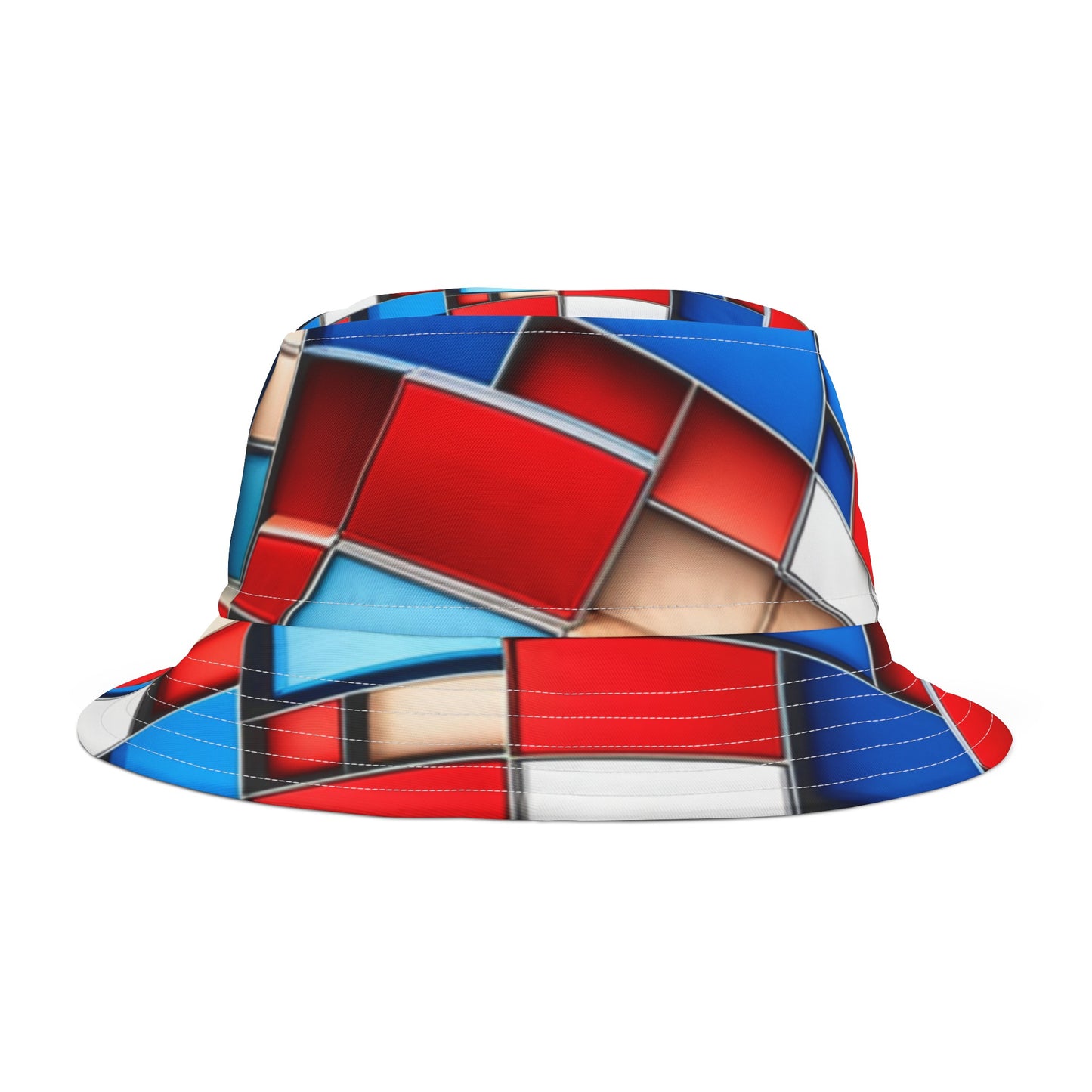 Red, White, Blue Bucket Hat (AOP)