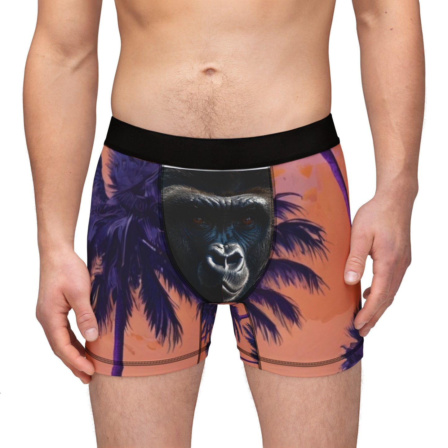 Gorilla style Men's Boxers (AOP)