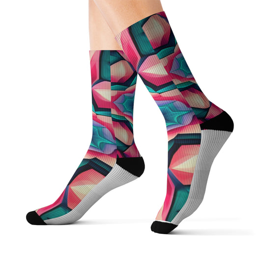 Kaleidescope Sublimation Socks